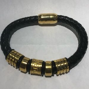 Leather Stainless Steel Bracelet